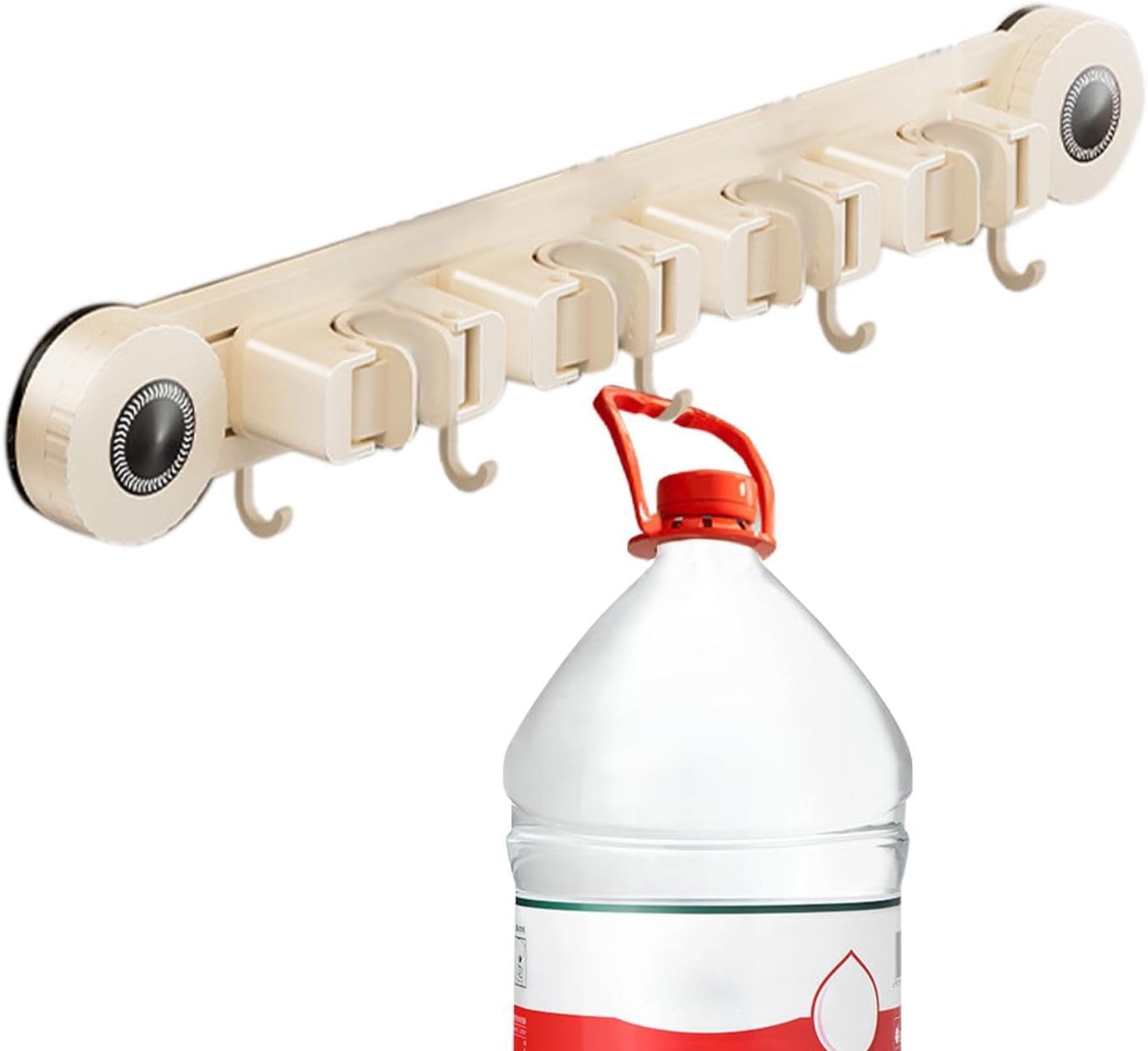  Générique Support Balai Mural à Ventouse | Rack Mural Utilitaire Ventouse Robuste Et Antirouille | Porte-Balai Et Serpillère | Pour Maison, Bureau, Appartement, Chambre, Salon Et Salle De Bain