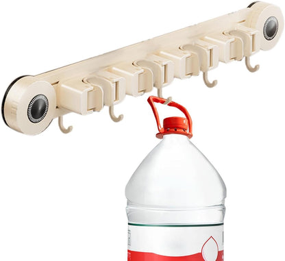  Générique Support Balai Mural à Ventouse | Rack Mural Utilitaire Ventouse Robuste Et Antirouille | Porte-Balai Et Serpillère | Pour Maison, Bureau, Appartement, Chambre, Salon Et Salle De Bain