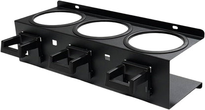  Porte-flacons Pulvérisateurs, étagère Murale Pour Flacons Pulvérisateurs, Organisateur Métallique, Kit Complet Avec Vis, En Acier Robuste, Idéal Pour, Noir 4 Trous