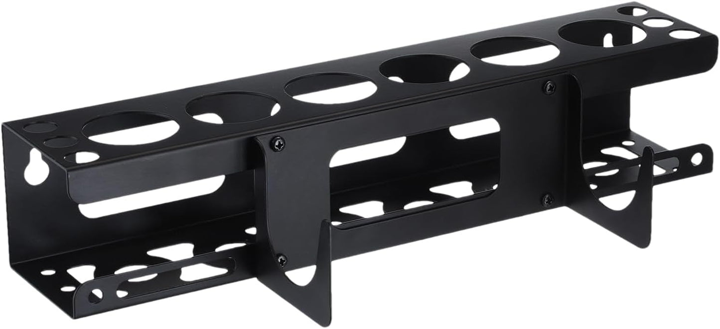 GENERIC Support De Calfeutrage à 6 Tubes – Support Mural En Métal Robuste Avec Outils – Installation En Acier Enduit Résistant Pour Atelier, Garage Et Cuisine