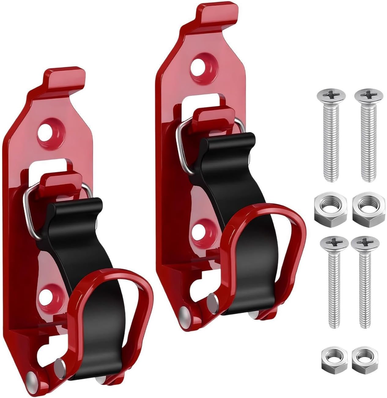  Generisch Lot De 2 Supports Muraux Pour Camion - Support Mural En Métal - Porte-outils De Tracteur - Pour Lit, Garage, Camping-car, Camionnette, Travail, Trajet Interurbain, Véhicule Utilitaire