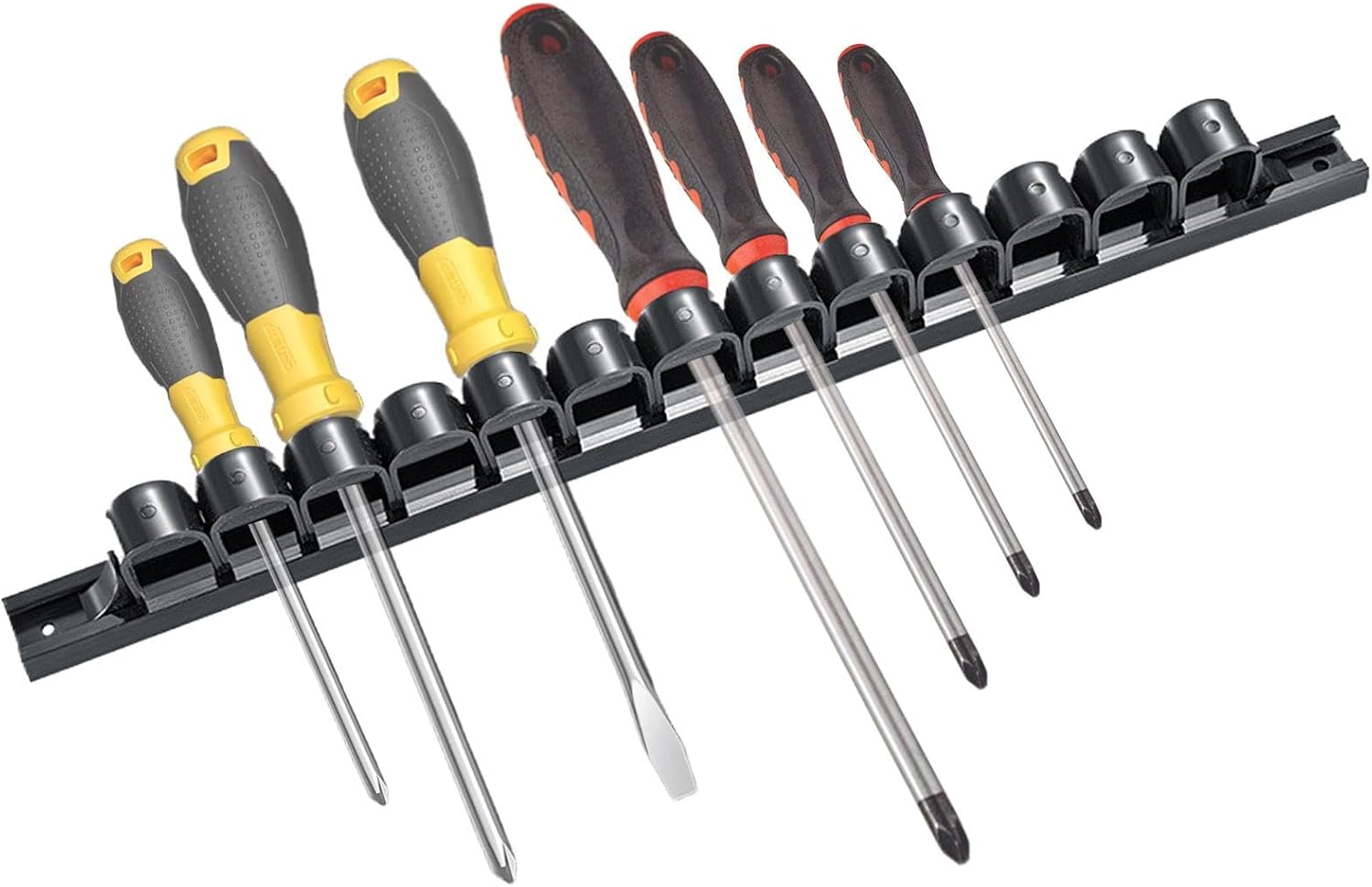  Organisateur De Tournevis Mural, Porte-outils D'atelier | Support De Tournevis D'atelier Ergonomique,Support De Stockage D'outils à Main, Présentoir De Clés Pour étaux De Tournevis