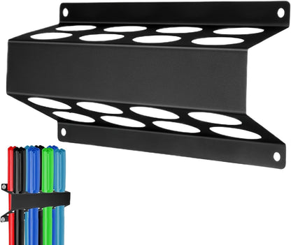 GENERIC Support De Rangement Pour Soudure – Support Mural En Fer à 8 Emplacements, Support De Tige De Soudage TIG, Pour Le Travail à La Maison, Les Loisirs, L'artisanat, La Réparation Faite à La Main