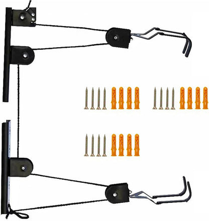  Crochet De Suspension Pour Vélo De Hauteur - Fixation Au Plafond - Fixation Au Plafond - Pour Route, Montagne, Ville