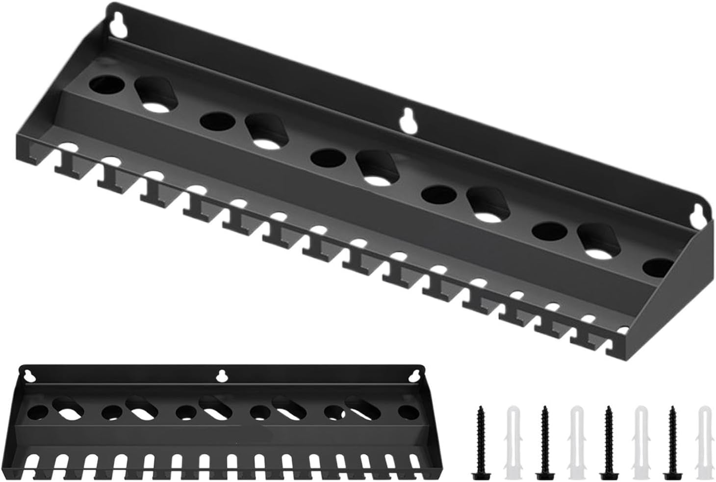  Générique Organiseur Mural Pour Outils - Support Rangement Pour Pinces Utilitaires,Rangement Mural,pour Jardin Cour Arrière Garage Patio Sous-Sol Atelier Entrepôt