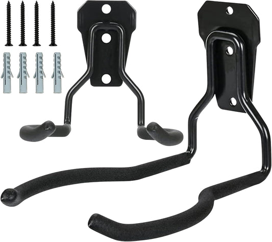  Générique Porte-Outils De Jardin Mural | Noir Antirouille,Jardin - Gain De Place Polyvalent Rangement Atelier Garage Maison Avec Crochets