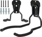  Générique Porte-Outils De Jardin Mural | Noir Antirouille,Jardin - Gain De Place Polyvalent Rangement Atelier Garage Maison Avec Crochets