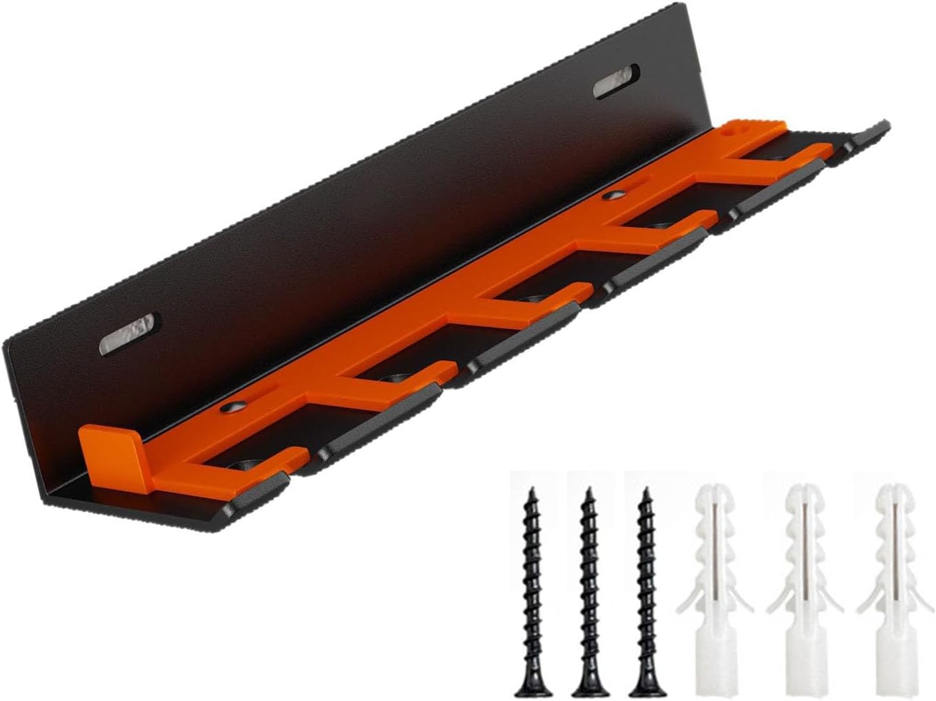  Organisateurs Muraux Sécurisés Pour Outils Pneumatiques Avec 5 Emplacements Coulissants En Métal Pour Un Rangement Sécurisé Et Efficace