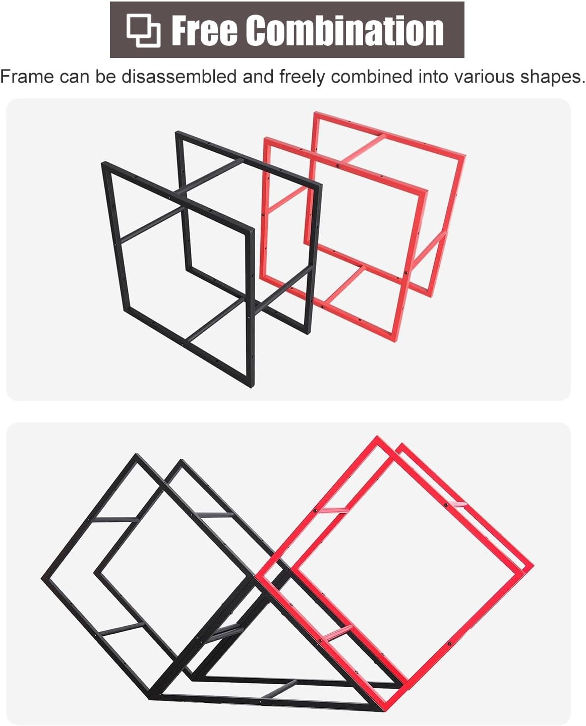  Générique Présentoir De Jantes De Pneus De Garage Robuste, Supports De Rangement Empilables, Organiseur à 7 Niveaux Pour Pneus De Voiture, Support De Jantes Durable Pour La Maison Et L'atelier