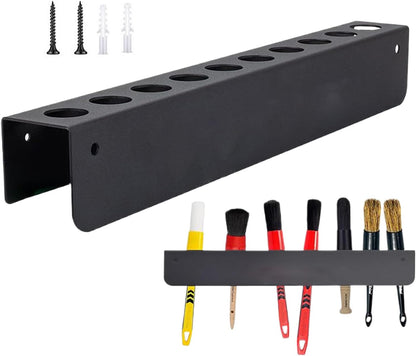  Organisateur De Brosses De Détail Auto - Support Murale D'organisation Pour Détail Auto,Fournitures D'Entretien Pour Espaces Intérieurs Extérieurs Véhicules Remises