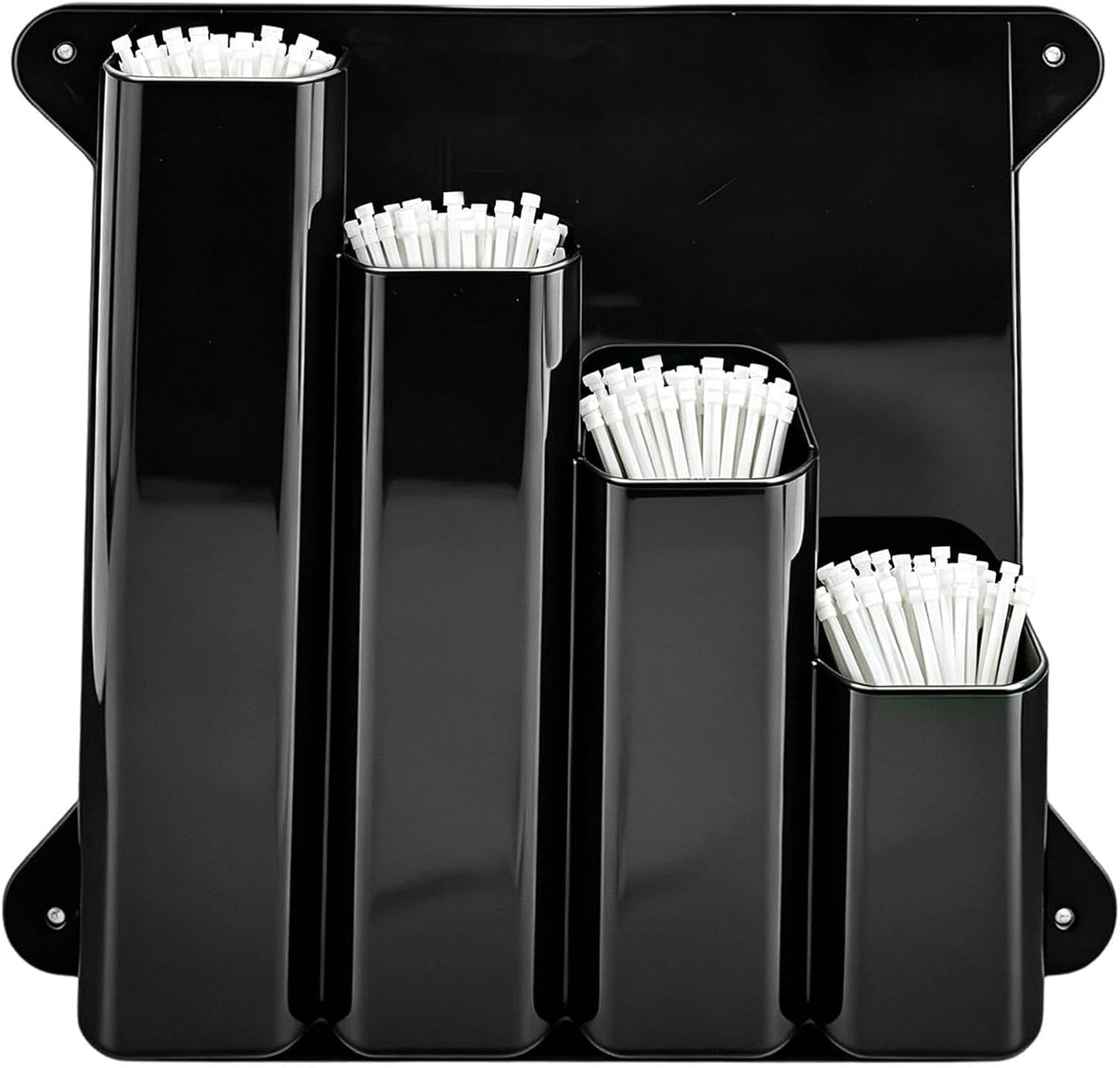 GENERIC Porte-cravates à Fermeture éclair | 4 Poches En Aluminium | Organiseur De Cravates à Fermeture éclair, Pour Remorque De Course Fermée, Garage, Magasin, Abri De Jardin, Buanderie, Entrepôt, Laboratoire