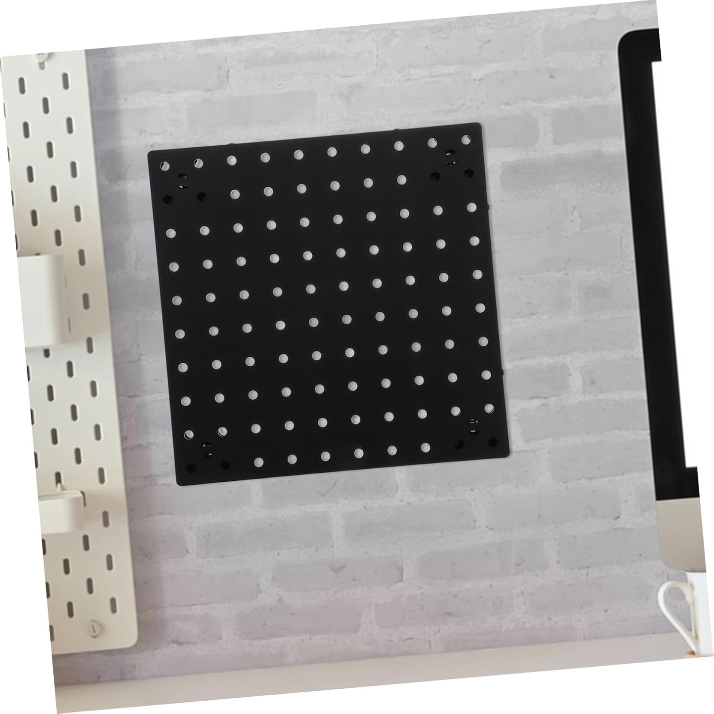  OUNONA Kit De Montage Mural 10 X 10 Pouces Pour Organisateur Doutils Panneau Mural Pour Garage Salle De Bain
