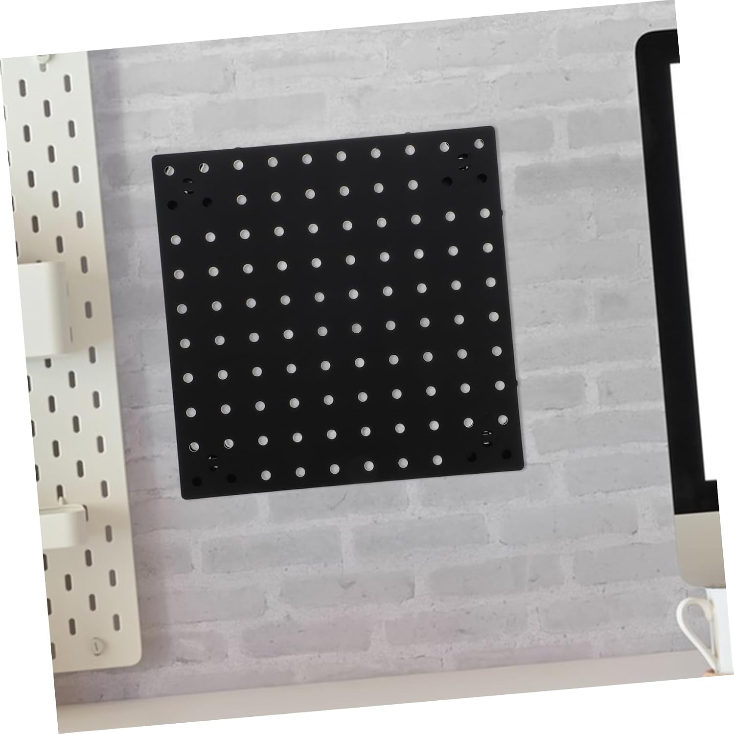  OUNONA Kit De Montage Mural 10 X 10 Pouces Pour Organisateur Doutils Panneau Mural Pour Garage Salle De Bain