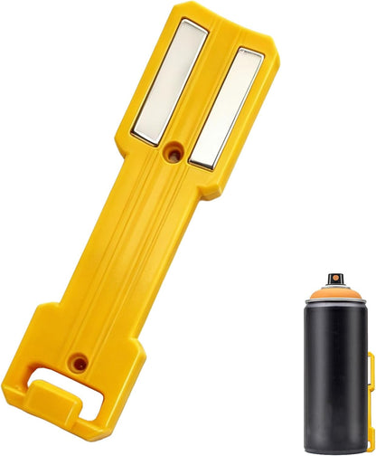 GENERIC Support Magnétique – Organiseur De Bombes Aérosols, Support De Rangement De Bouteilles, Plateau De Peinture Mural, Boîte à Outils De Garage, Catégorie Utilitaire Haute Performance, Acier Noir, 4