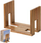  Generisch Étagère à Panneaux, Réglable Et Extensible, En Bois, Pour Livres, Magazines, Dossiers, Bureau, Bibliothèque, Armoire, Salon, Chambre à Coucher
