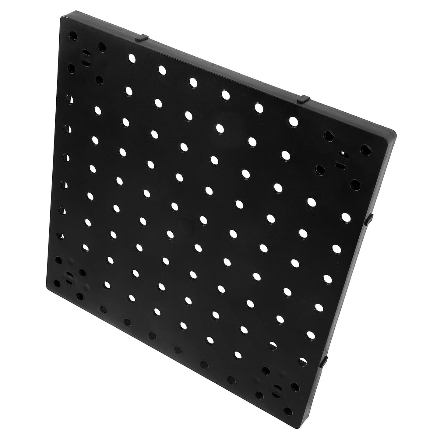  Cabilock Panneau Perforé Et Rangement Organisateur Mural En Plastique Noir, Gain De Place Pour Atelier De Loisirs Créatifs, Pour Salle De Bain Et Établi