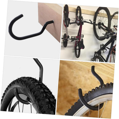  Gatuida 6 Pièces Crochets Suspendus Pour Accroches De Garage Acier Galvanisé Support Robuste Avec Tubes Et Sangles Suspension Sécurisée Pour Rangement Des Vélos