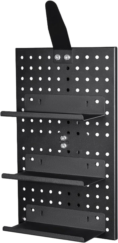  Support D'affichage Pour Panneau Perforé | Organisateur D'outils De Vélo En D'aluminium | Support Mural Pour Casque, Pour Garage, Mur, Bureau, Atelier