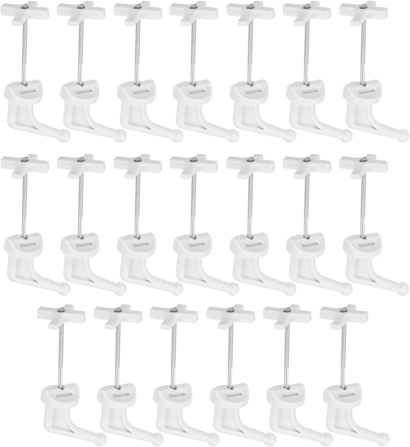  VALICLUD Crochets Muraux Forme Polyvalente En Plastique Blanc Pour Radiateur Lot De 20 Support Solide Et Installation Rapide Maison Salle De Bain