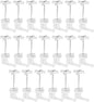  VALICLUD Crochets Muraux Forme Polyvalente En Plastique Blanc Pour Radiateur Lot De 20 Support Solide Et Installation Rapide Maison Salle De Bain