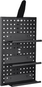  Support De Panneau Perforé En Aluminium, Support De Rangement Pour équipement De Vélo, Support De Casque De 45,7 X 30,5 Cm Avec Construction Solide, Organisateur En Avec Cadre Stable
