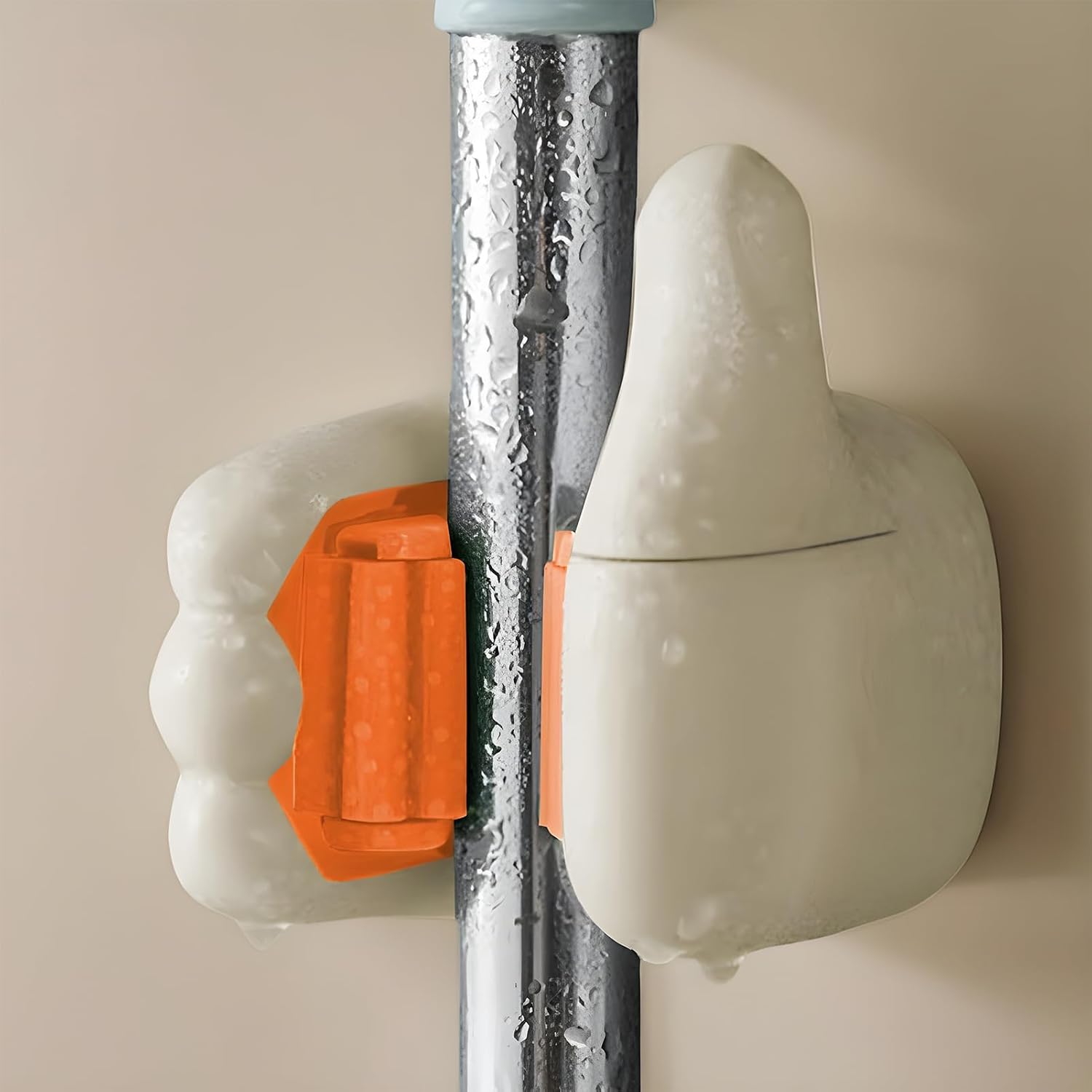 Porte-Balai Murale - Support Mural Ergonomique Porte-Outils | Rack De Stockage Robuste Sans Perçage, Organisation Domestique Économe En Espace Pour Cuisine, Cellier, Salle De Bain Et Buanderie
