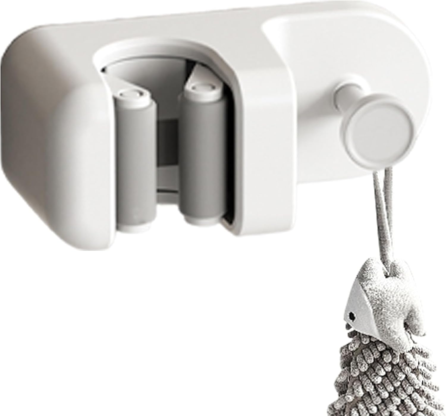  Générique Porte-Balai Mural, Support Adhésif Pour Outils, Porte-Balai Adhésif, Pour Serviette Pelle Brosse Balle De Bain Buanderie Garage Jardin Hôtel