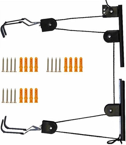  Crochet De Suspension Pour Vélo De Hauteur - Fixation Au Plafond - Fixation Au Plafond - Pour Route, Montagne, Ville
