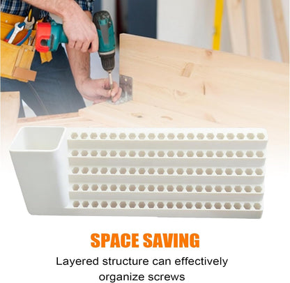 GENERIC Porte-tournevis | Support De Rangement Pour Embouts De Tournevis | Organiseur Mural Superposé Pour Mécanicien, électricien, Charpentier, Garage, Jardin, Maison, Sous-sol