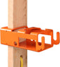  Heavy Duty Jobsite Storage Rack, Professional Tool Organizer, 10.5 Inches Bracket With Utility Hooks, High Capacity Phone Slot, Workshop Accessory With Rugged Style Tool For Construction Site Garage