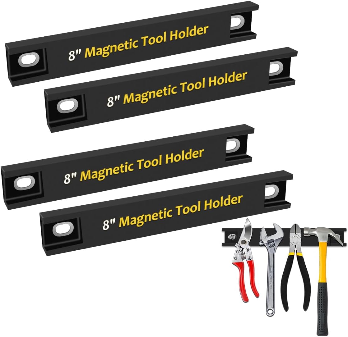  UCINNOVATE Barre Porte-outils Magnétique De 20,3 Cm Pour L'organisation Du Garage