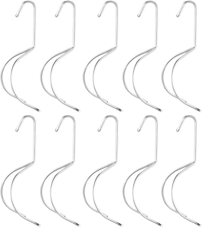 Genérico Crochets Pour Porte D'armoire Pour Peinture Par Pulvérisation | 10 Crochets Suspendus En Acier Inoxydable – Rack De Séchage Portes Pour Peinture Aérosol – Pour Peintres, Maison, Atelier, Menuiserie