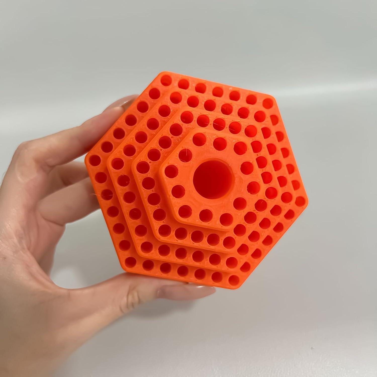  Générique Porte-Forets - Organisateur Pour Embouts Hexagonaux 4.8 Mm | Range-forets Et Mèches | Pour Travaux De Garage, Cloisons Sèches, Outils De Menuiserie, Travaux D'Électricité Et Rénovation