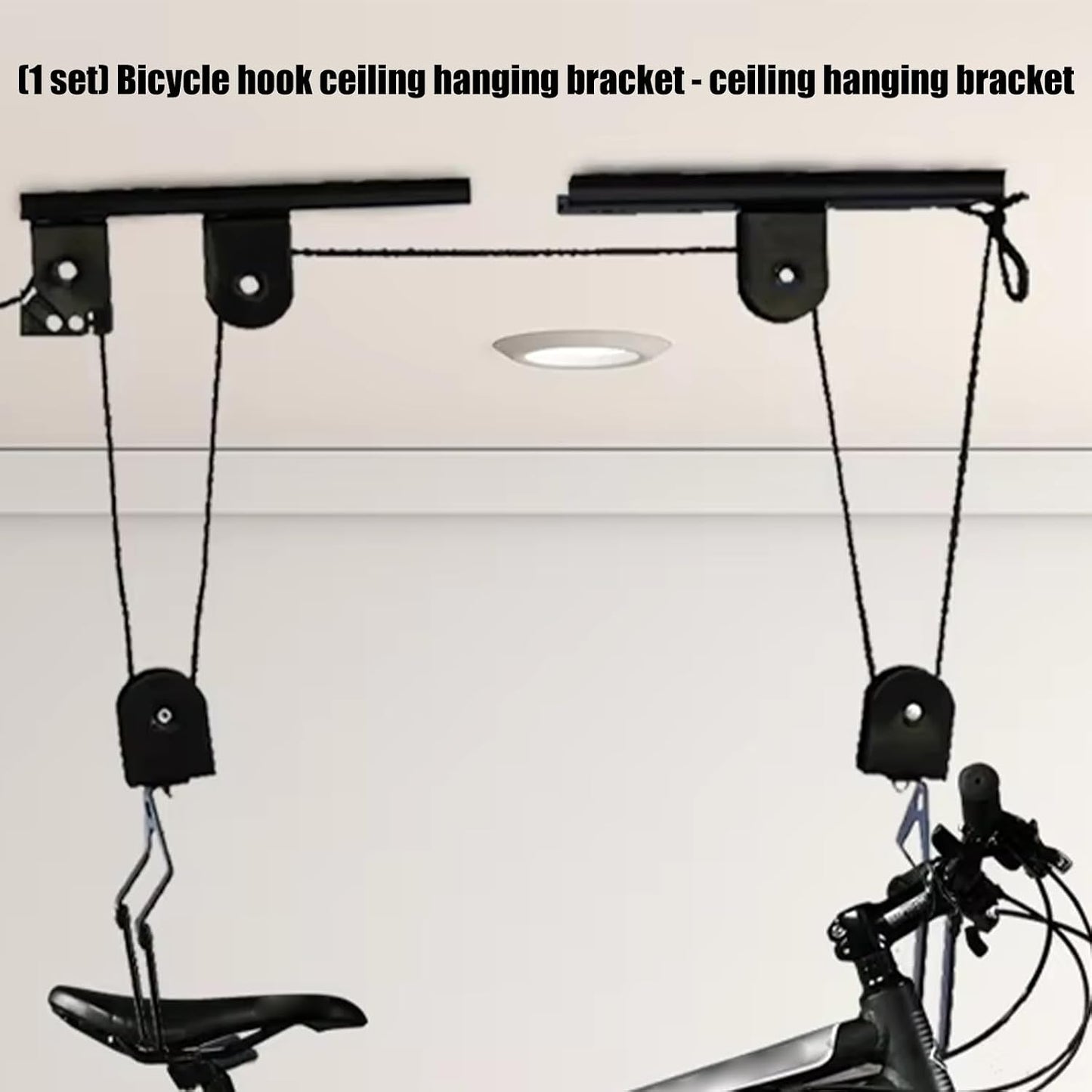  Crochet De Suspension Pour Vélo De Hauteur - Fixation Au Plafond - Fixation Au Plafond - Pour Route, Montagne, Ville