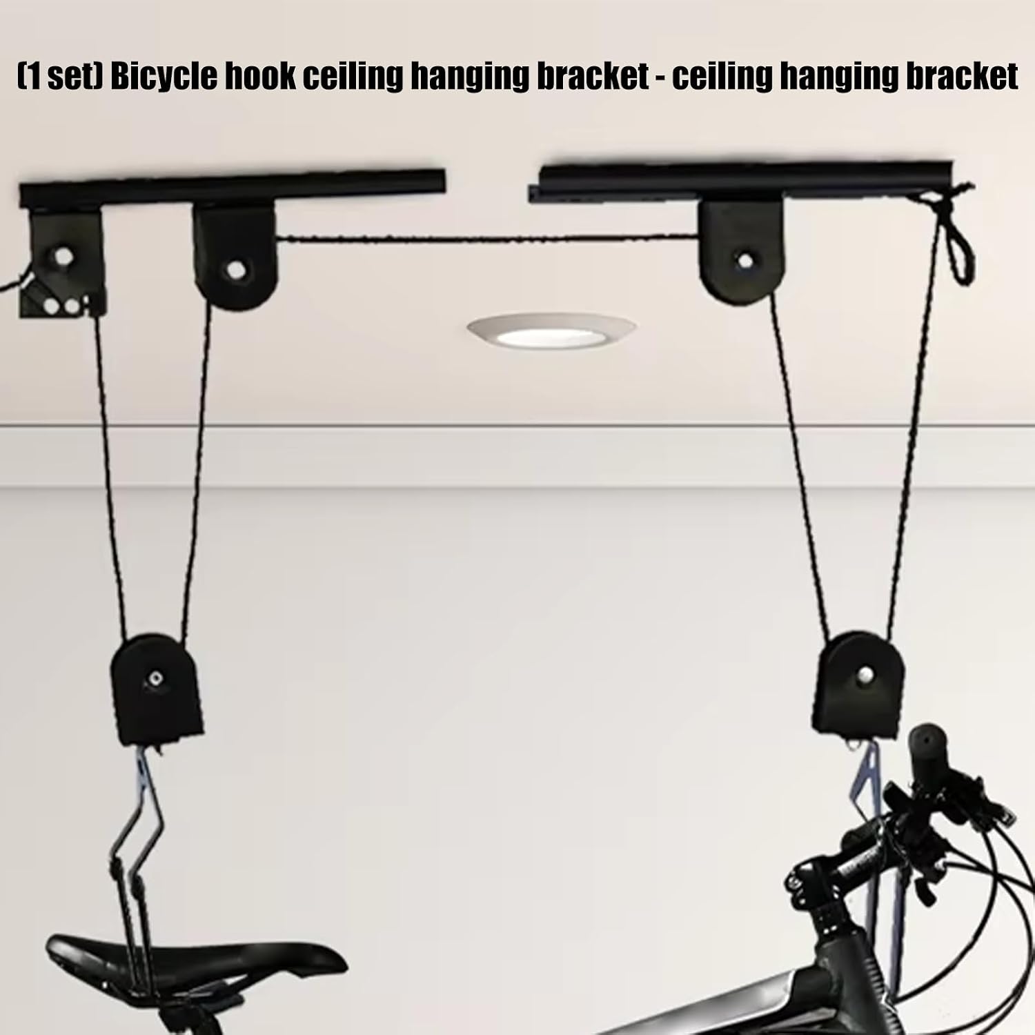  Crochet De Suspension Pour Vélo De Hauteur - Fixation Au Plafond - Fixation Au Plafond - Pour Route, Montagne, Ville
