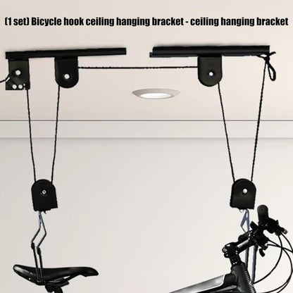  Crochet De Suspension Pour Vélo De Hauteur - Fixation Au Plafond - Fixation Au Plafond - Pour Route, Montagne, Ville