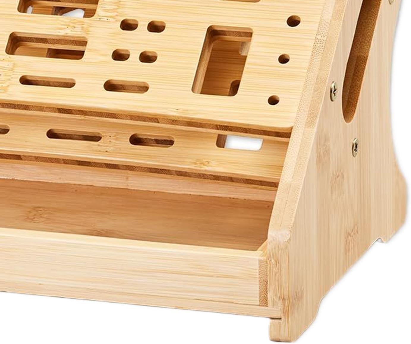  Support à Outils – Support De Tournevis En Bois 53 Trous, Organisateur De Plateau De Rangement, Affichage Compact Pour Outils à Main, Conception Facile D'accès, équipement D'atelier, Pour Garage, Bure