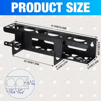  Support De Tube En Silicone, Support Mural Pour Tube à Calfeutrer Et Pistolet à Calfeutrer, Support En Métal En Silicone Pour Camionnette, Accessoires Pouvant Contenir 6 Buses De Calfeutrage Et