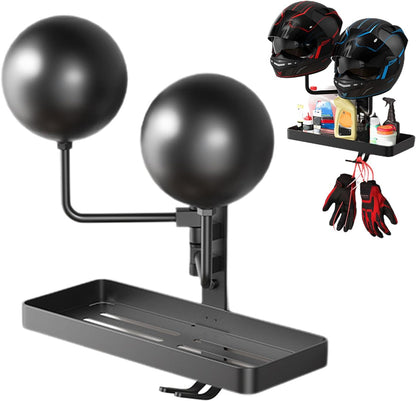  Motorcycle Safety Hat Holder, Motorcycle Safety Hat Stand, Safety Hat Rack Wall Mount, Motorcycle Gear Storage, Helmet And Gloves Holder, Motorcycle Gear Organizer With Wall Mount For Safety Hats