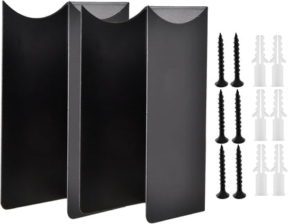  Organisateur Mural Pour Balais Et Serpillières,Lot De 2 En Acier, Fixation Murale Antidérapante | Accessoires De Rangement Pour Garage - Pour Sous-sol, Maison, Magasin De Bricolage, Remise, Jardin, Pe