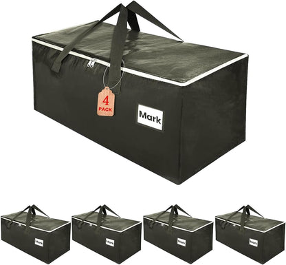  Lot De 8 Sacs De Déménagement,93L Boite Rangement Vetement Couettes, Alternative Aux Cartons Déménagement Sac De Rangement Sac Rangement Vêtements Grand