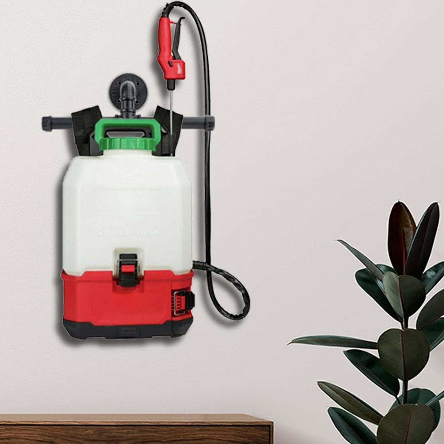  Cintre Pulvérisateur à Dos – Rangement Mural Robuste Pour Outils De Garage, Organisateur Peu Encombrant Pour Souffleur De Feuilles Et Tuyaux Industriels, Améliore L'efficacité Du Garage, Organiseur De