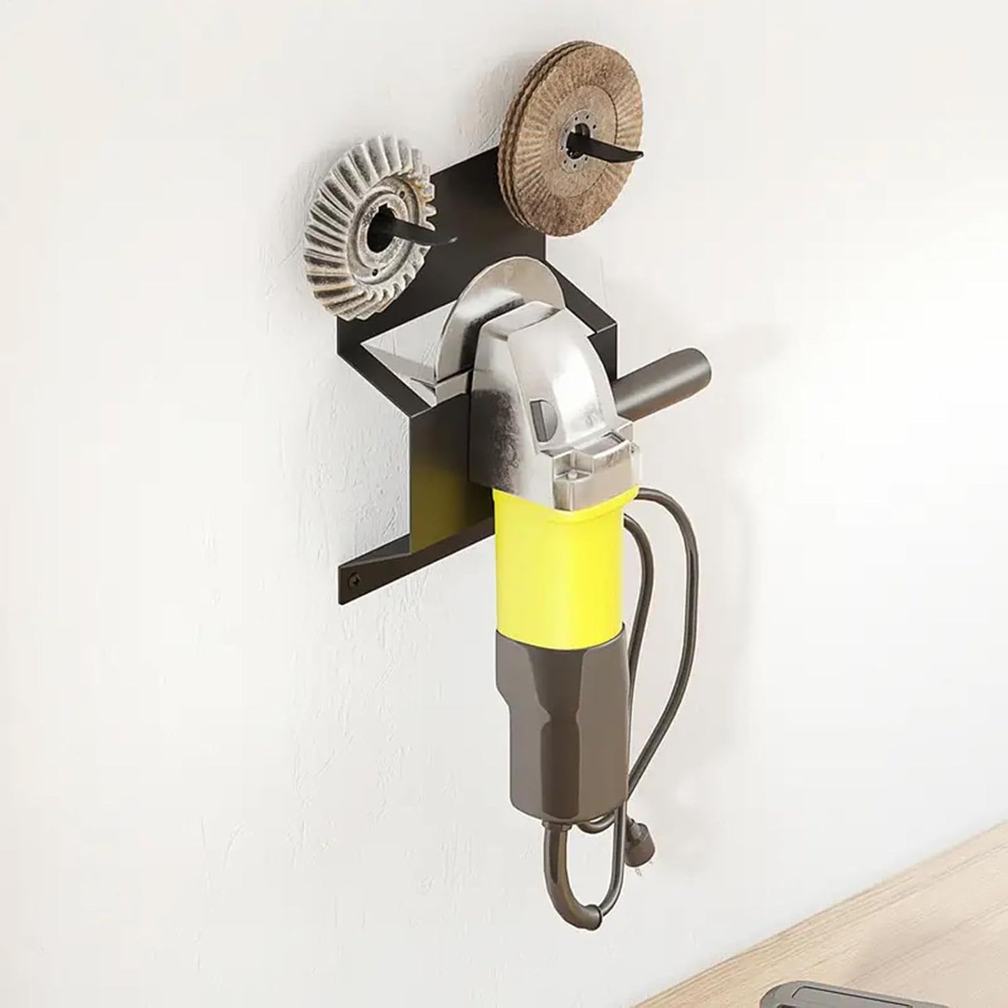  Angle Grinder Wall Mount Holder, Polisher Rack Hanger, Heavy Duty Multifunctional Storage, Sturdy Steel Construction, Space-Saving Design For Garage, Workshop, And Home Use