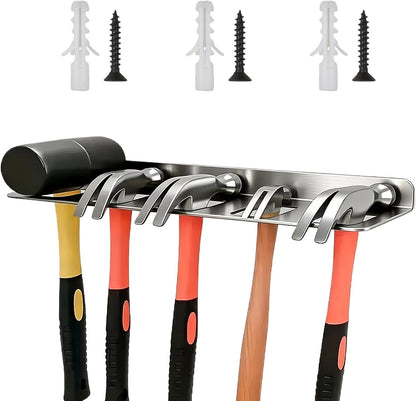 GENERIC Étagère De Rangement Pour Outils – Porte-outils Mural 5 Emplacements – Organiseur De Pinces Robuste Pour Abri De Jardin, Atelier, Usine, Pince à Visser, Clé à Molette