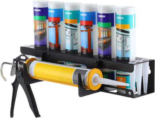 GENERIC Support Mural Robuste Pour Buse De Mastic - Rangement De Calfeutrage à La Main Pour Travailleurs De La Construction, Rénovateurs, Bricoleurs, Personnel D'entretien
