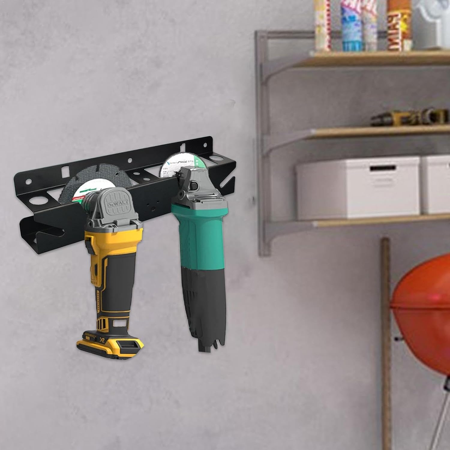  Support De Meuleuse D'angle, Support De Rangement Pour Meuleuse D'angle, Organisateur Mural, Solutions De Rangement D'outils, Organisation De Garage, Porte-outils Multifonctionnel, Rangement D'outils
