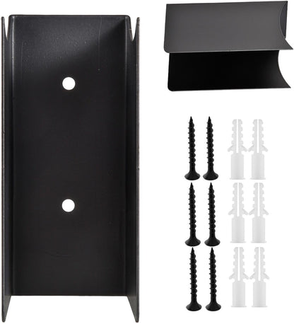  Générique Support Mural Pour Balai | Lot De 2 Supports En Acier Antidérapants - Rack De Rangement Pour Garage | Pour Maison Sous-sol Atelier Jardin Pelouse Cour Extérieur Camping-car Camion