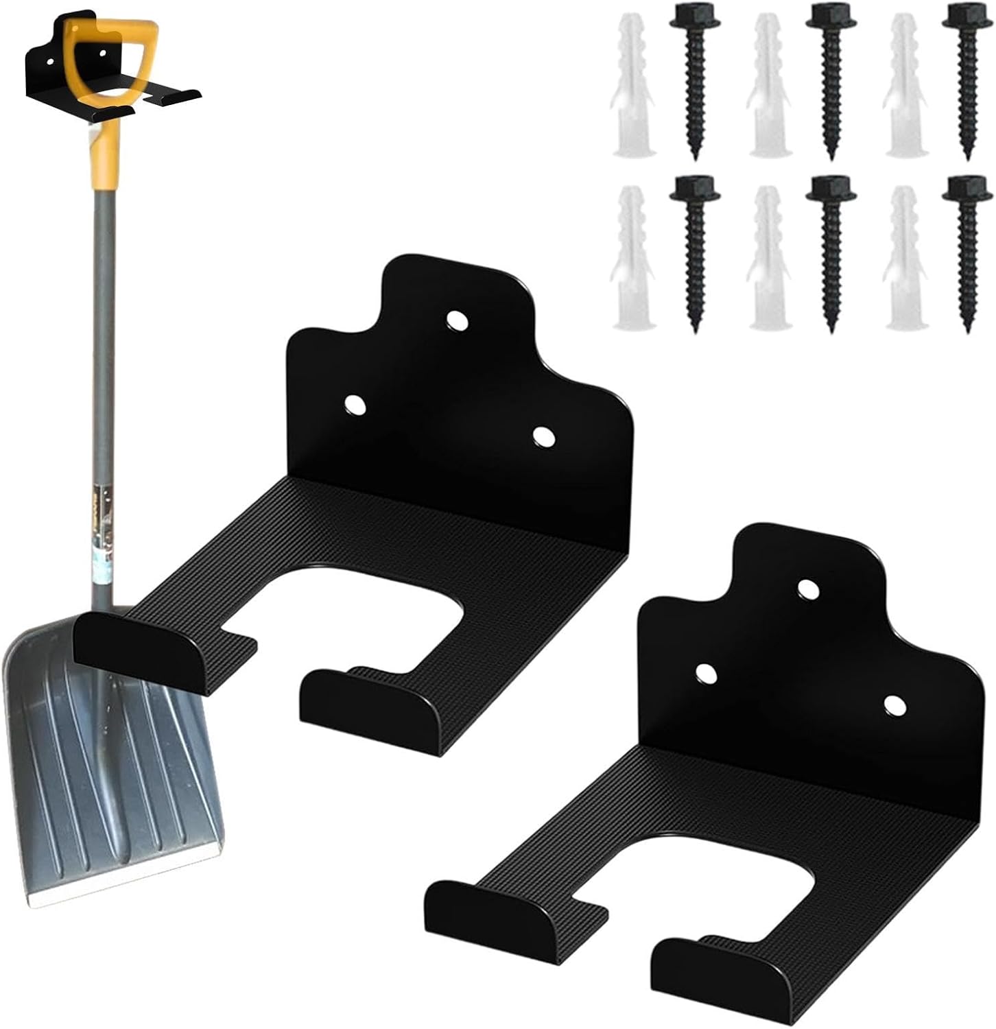 GENERIC Cintre Pour Débroussailleuse, Support En Acier Inoxydable Pour économiser De L'espace - Pour Intérieur Ou Extérieur, Jardin, Ferme, Sous-sol, Pelle, Râteau, Balai, Vadrouille