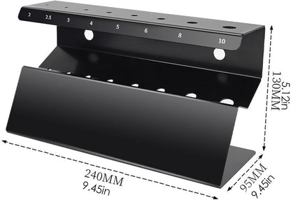 GENERIC Support De Rangement Pour Clés – Support Hexagonal Pour Garage | Organiseur D'outils Robuste Avec Cadre Peu Encombrant Et Fonctionnalités Multi-fentes Pour Atelier, Réparation, Atelier, Salon, Projets