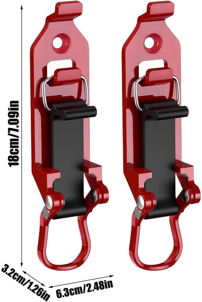  Generisch Lot De 2 Supports Muraux Pour Camion - Support Mural En Métal - Porte-outils De Tracteur - Pour Lit, Garage, Camping-car, Camionnette, Travail, Trajet Interurbain, Véhicule Utilitaire